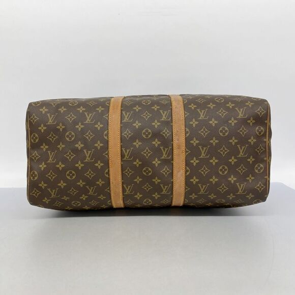 Louis Vuitton Boston Bag Monogram Keepall 50 M41426 Brown Men Women Unisex - Picture 3 of 10